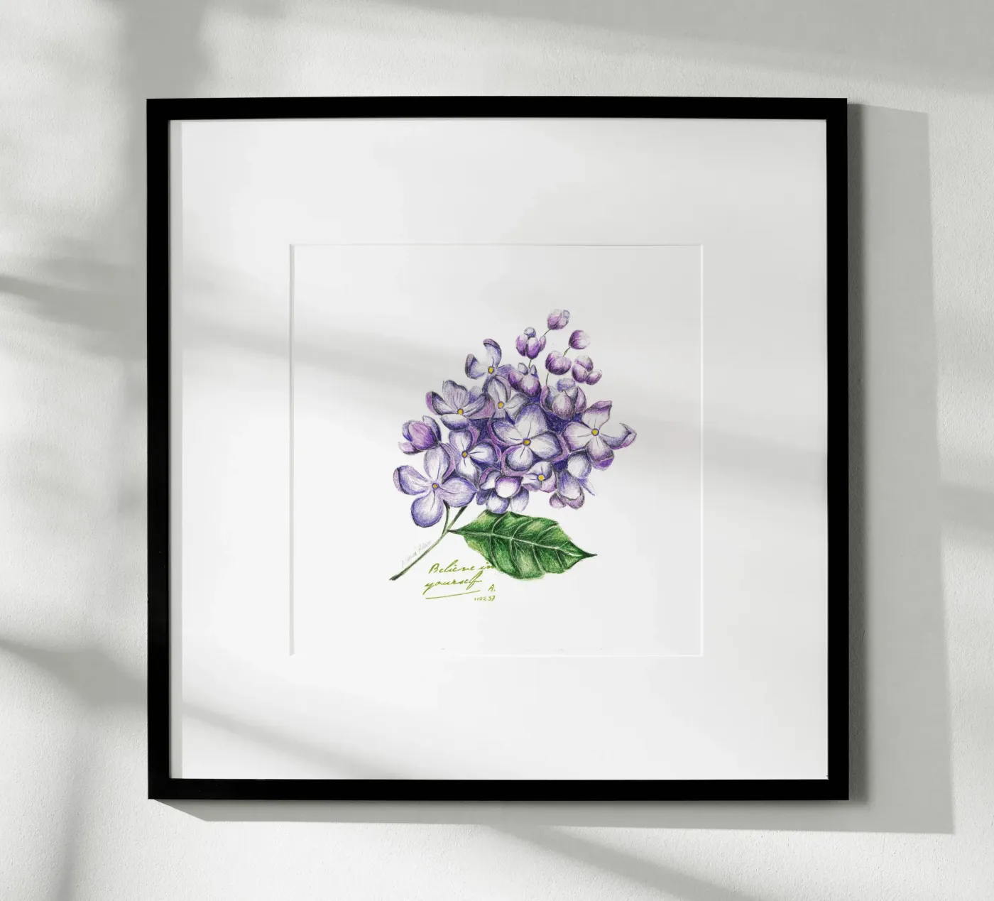 lilac poster van Nathys_illustration
