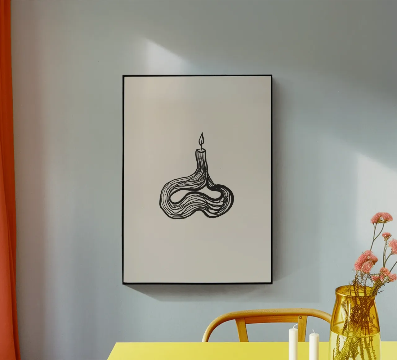 Candle Time acrylic glass by treechild