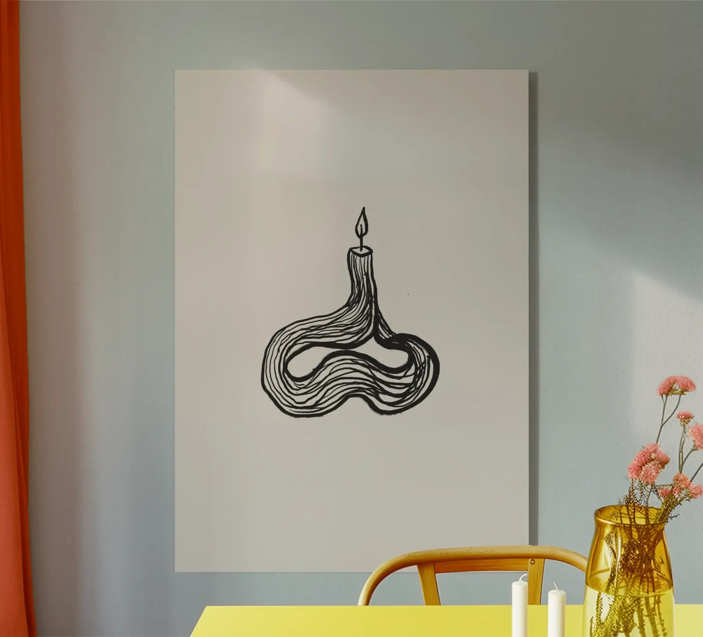 Candle Time plexiglas de treechild