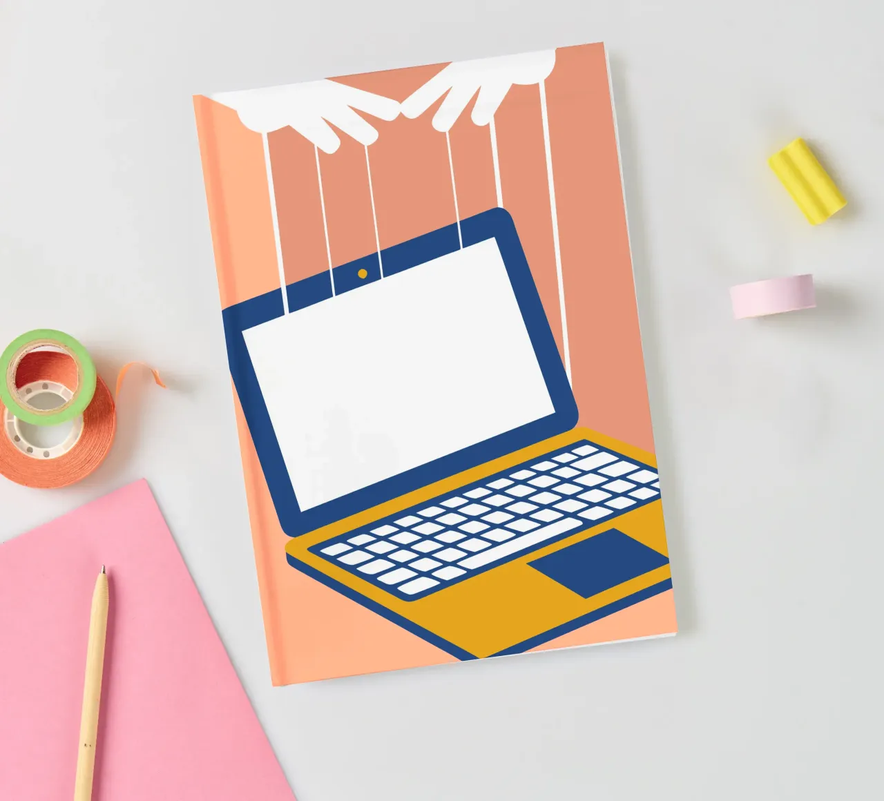 Laptop-Handpuppen Notizbuch von Jurshopp