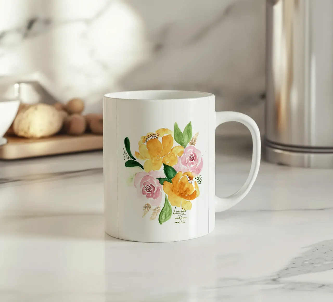 Sommerglück tazza in ceramica da Nathys_illustration