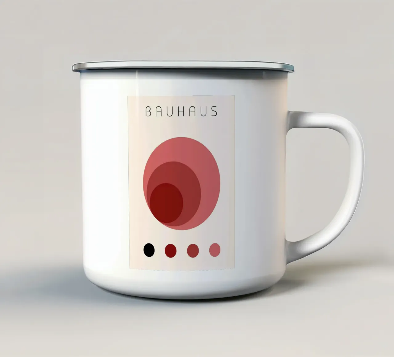 Armonia delle forme tazza in smalto da Cozy Vibes