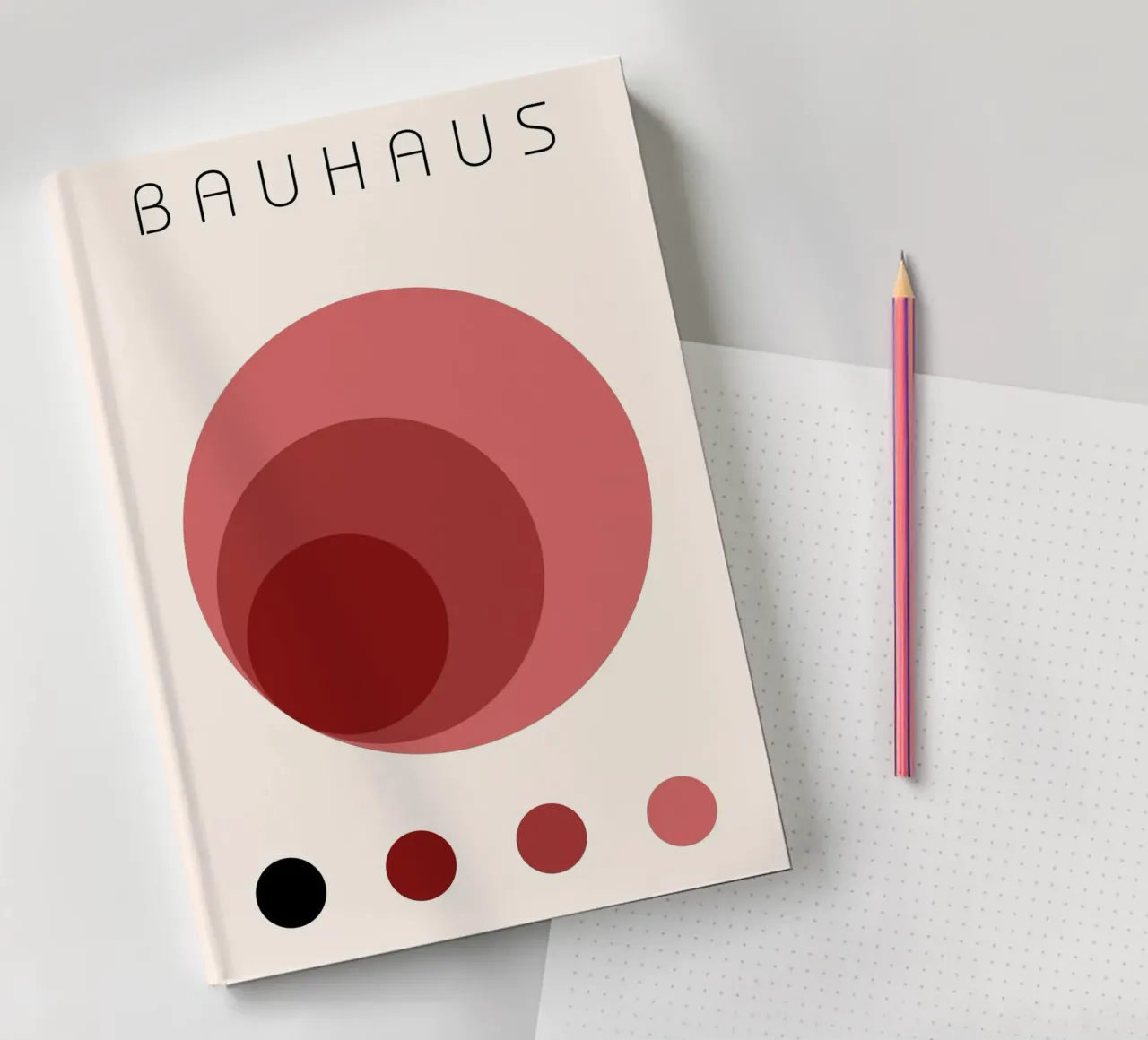 Harmony of forms notebook by Cozy Vibes