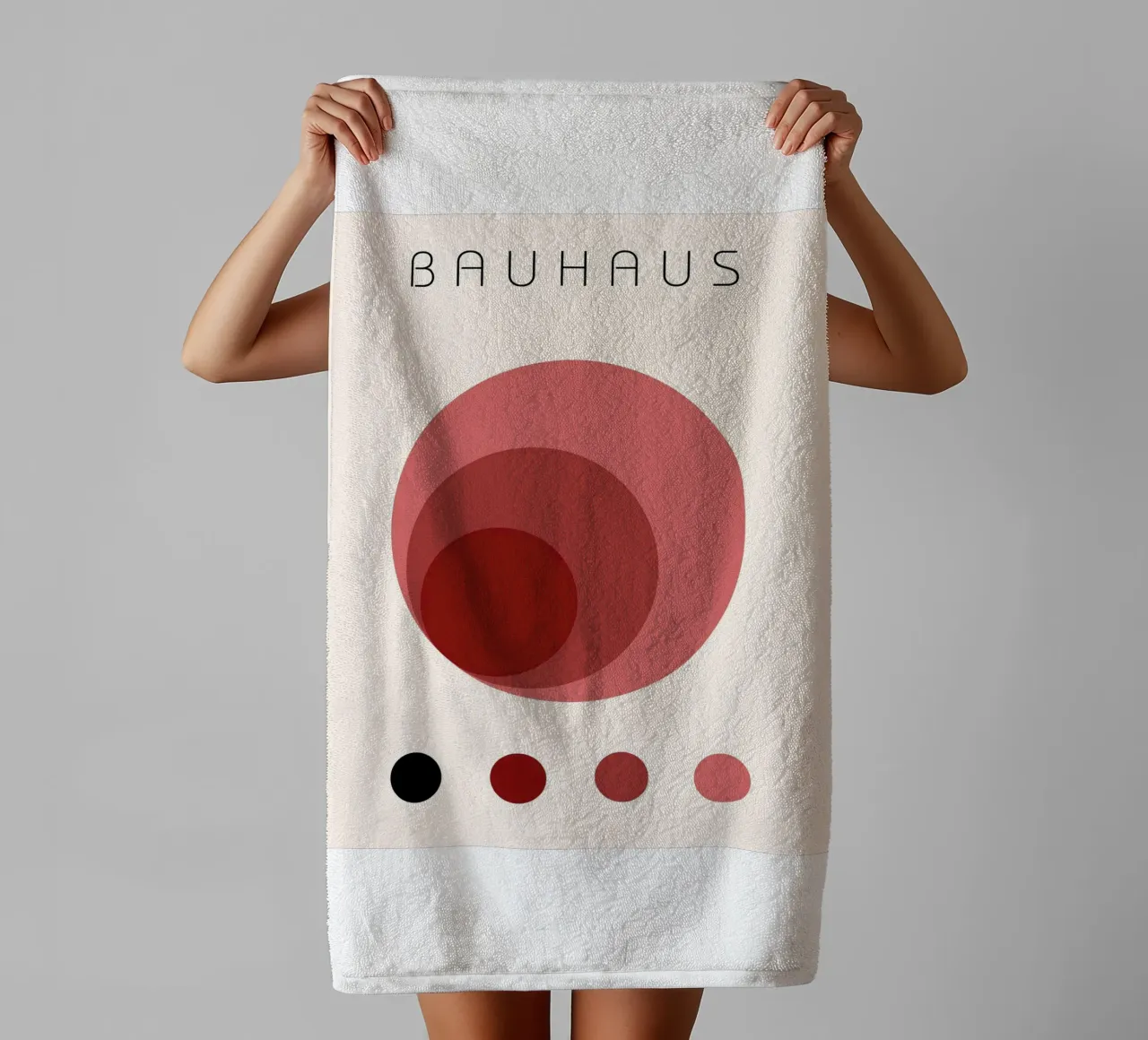 Harmony of forms towel by Cozy Vibes