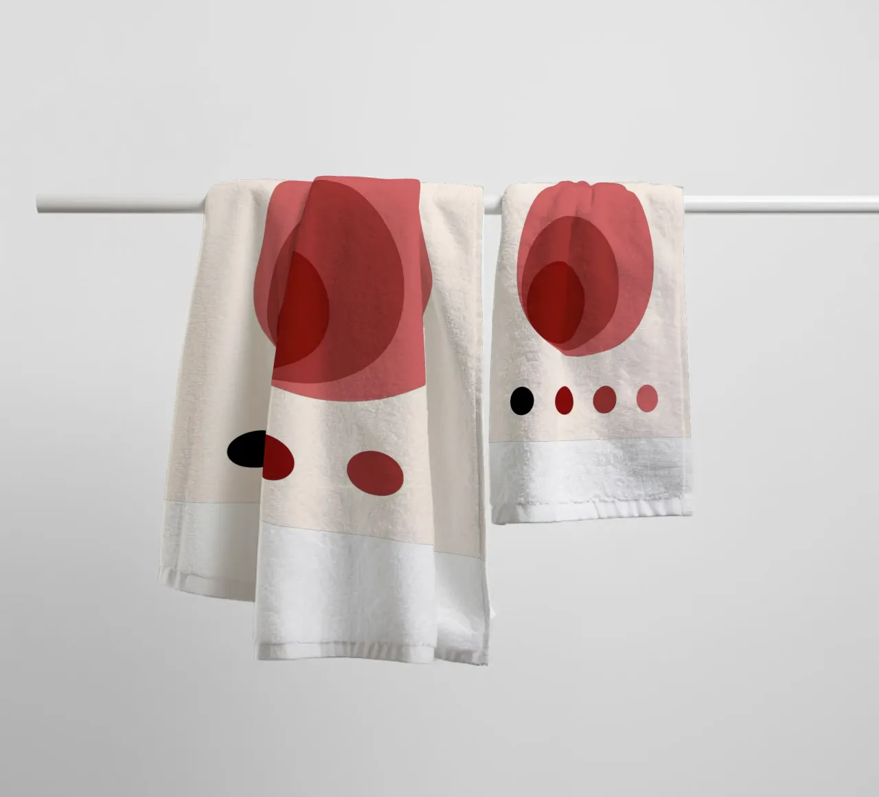 Harmony of forms towel by Cozy Vibes