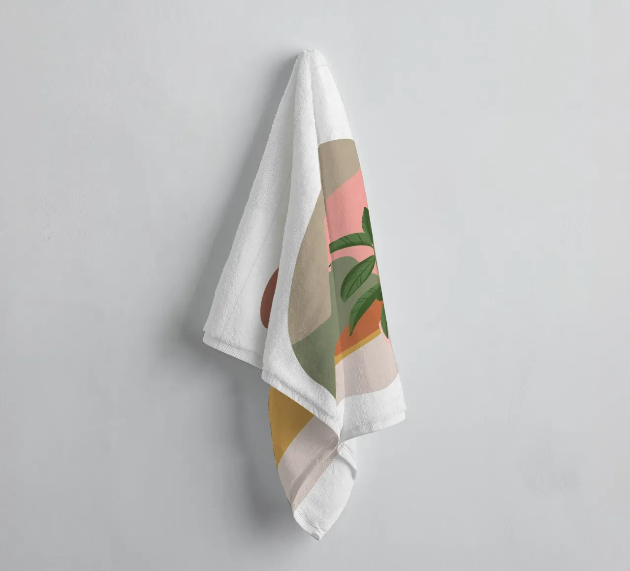 Abstrakte Terrakotta Handtuch von DesignArt