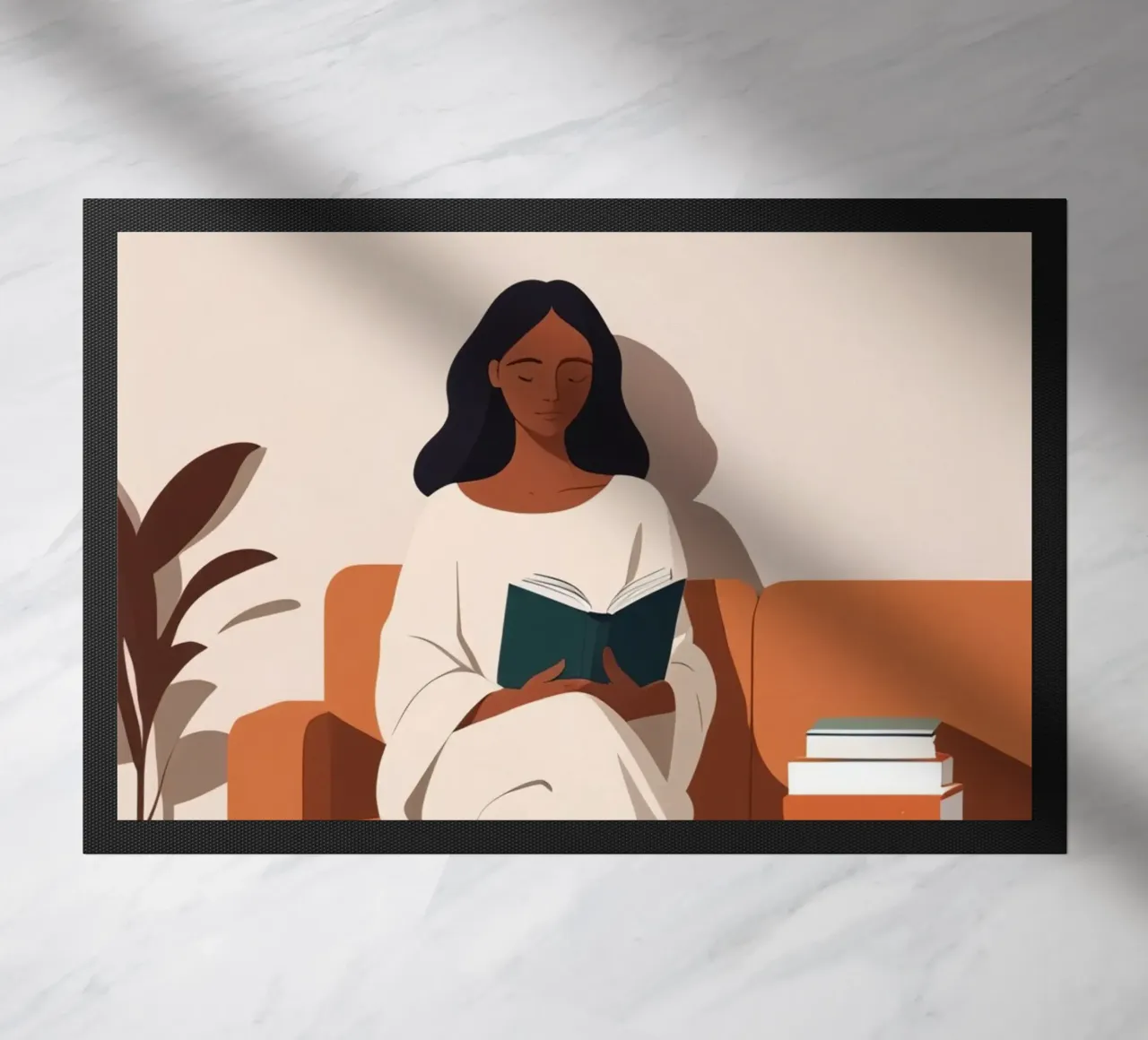 Quiet Chapter doormat by Maison Solis