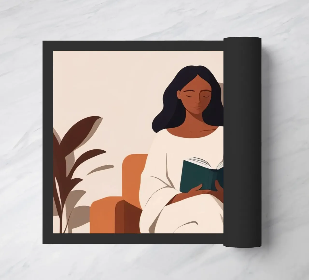 Quiet Chapter doormat by Maison Solis