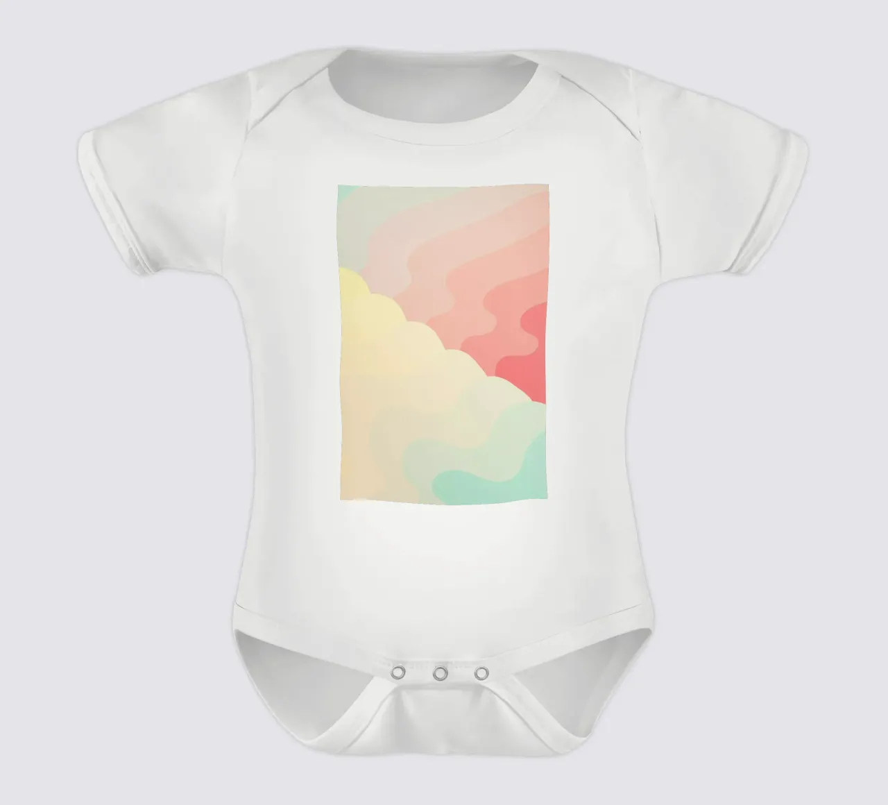 Ebb & Flow body neonato maniche corte da Tracie Andrews