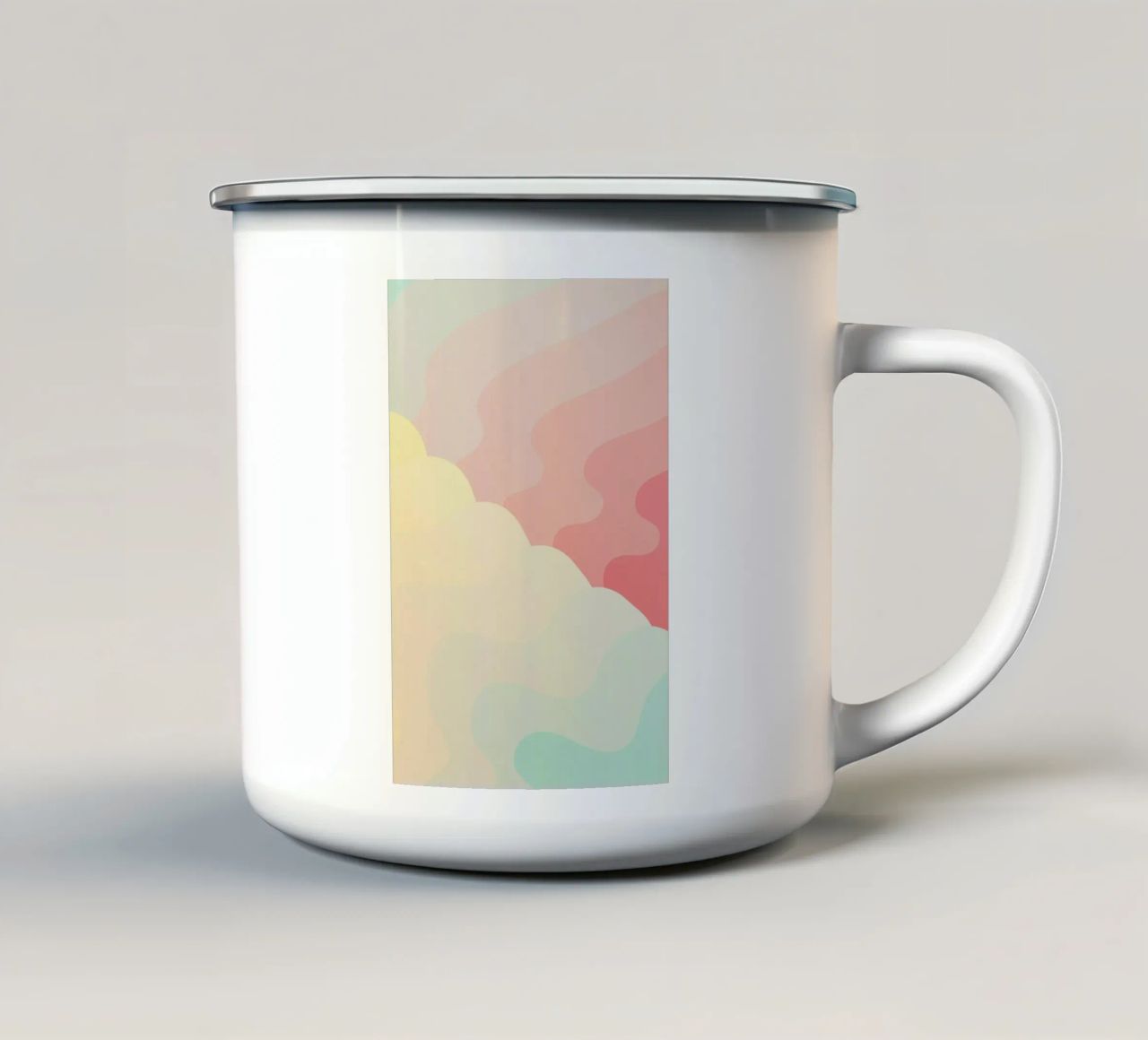 Ebb & Flow tazza in smalto da Tracie Andrews