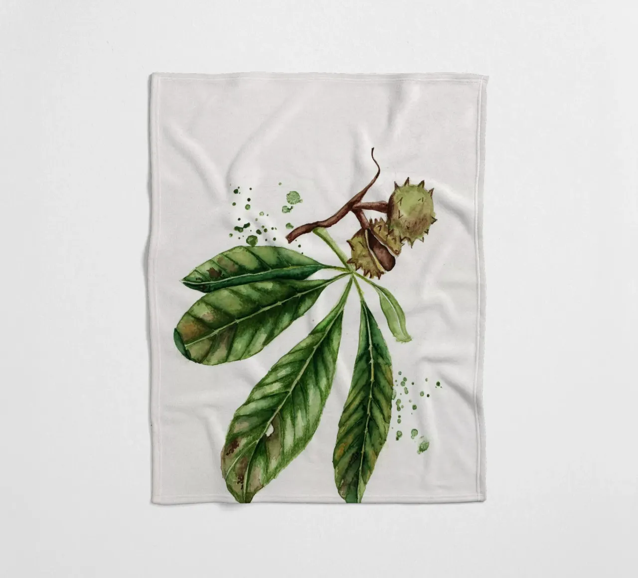 chesnut autumn coperta in pile da Nathys_illustration