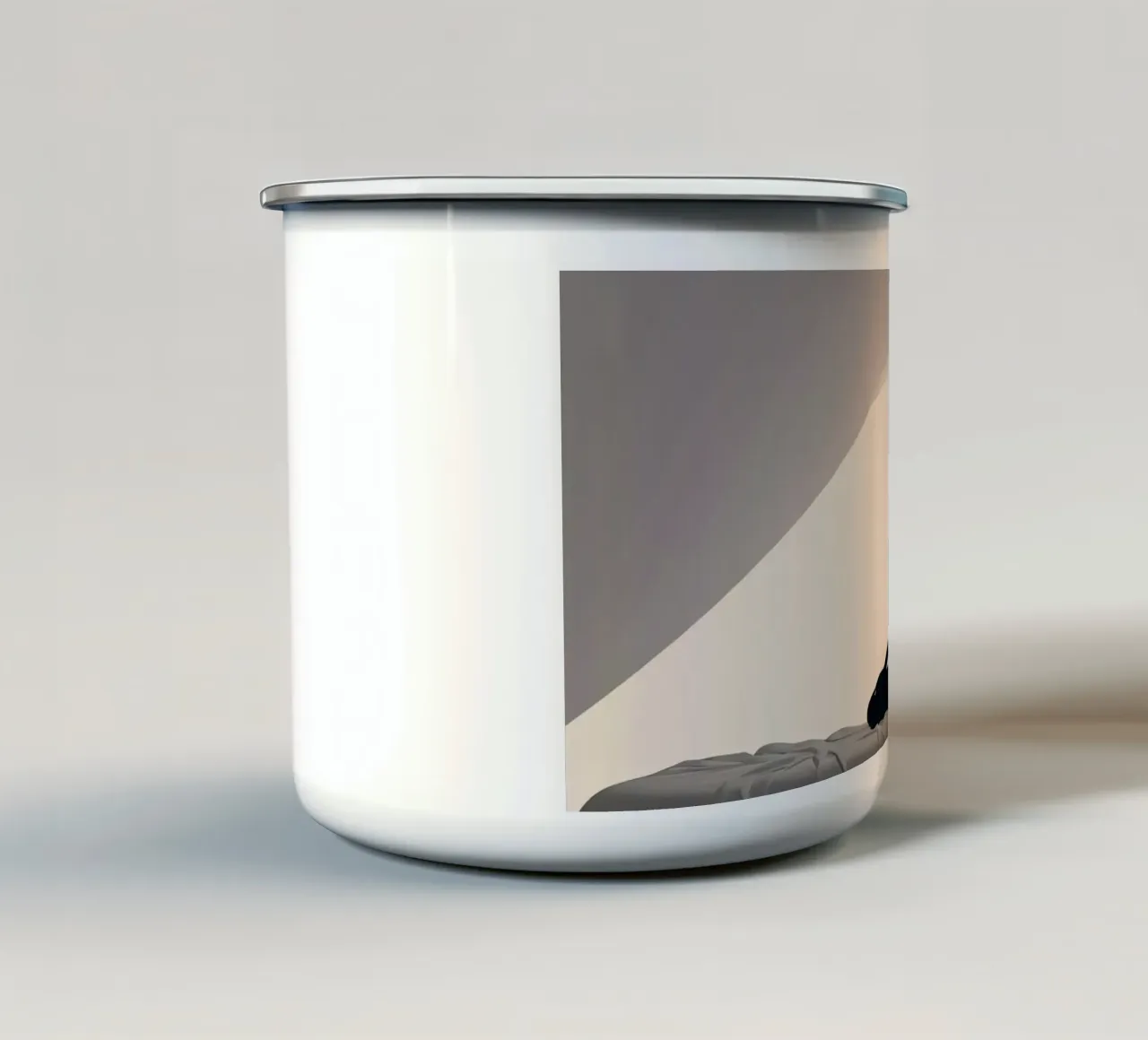 Ancora mattina tazza in smalto da Maison Solis