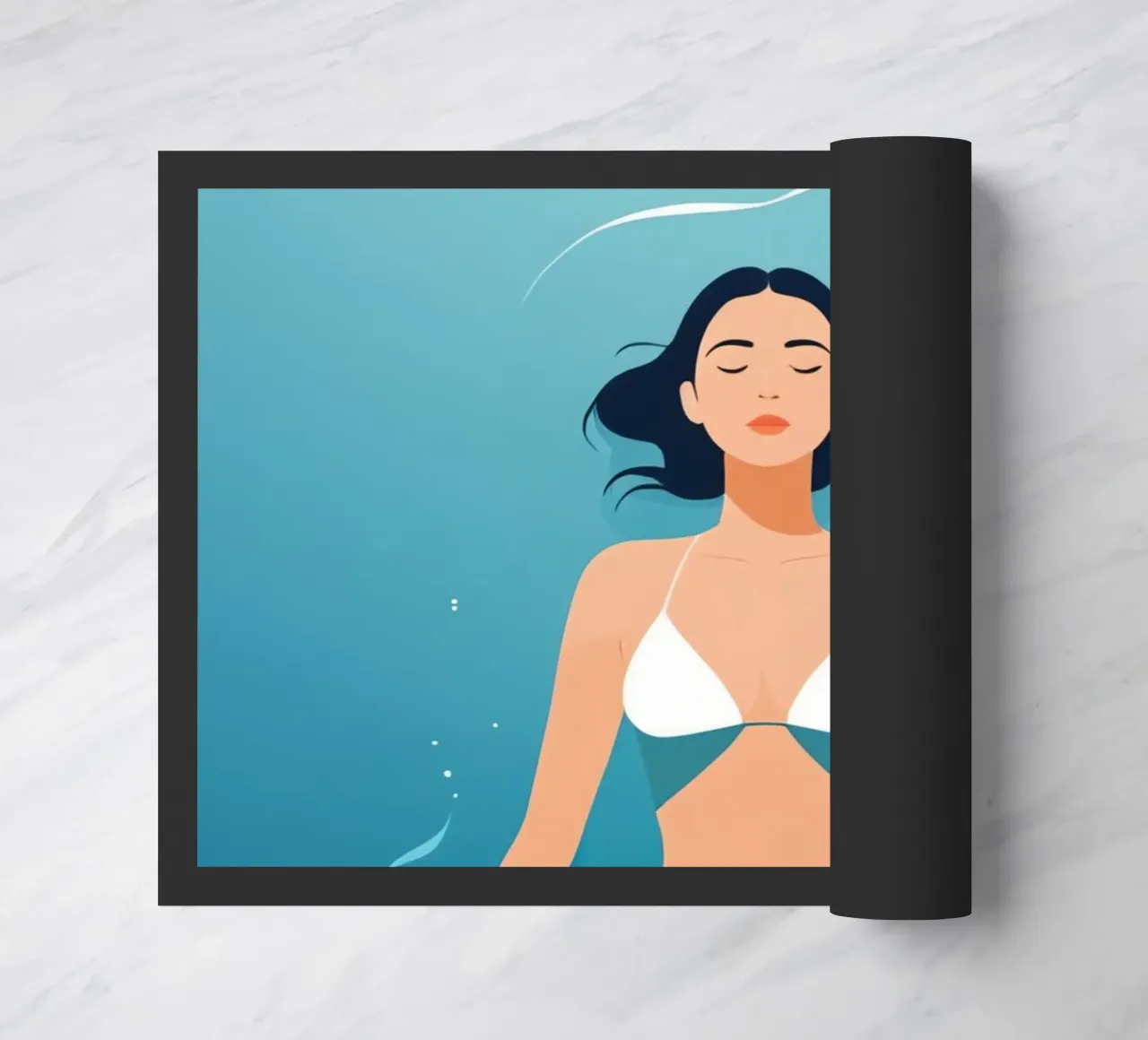 Weightless Mind doormat by Maison Solis