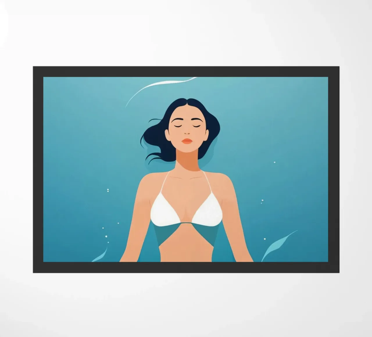 Weightless Mind doormat by Maison Solis