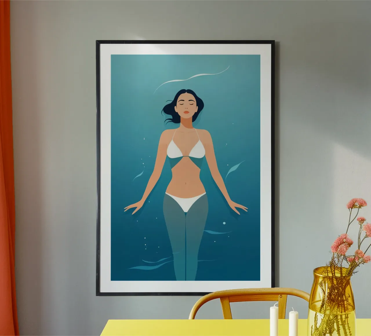 Weightless Mind poster by Maison Solis