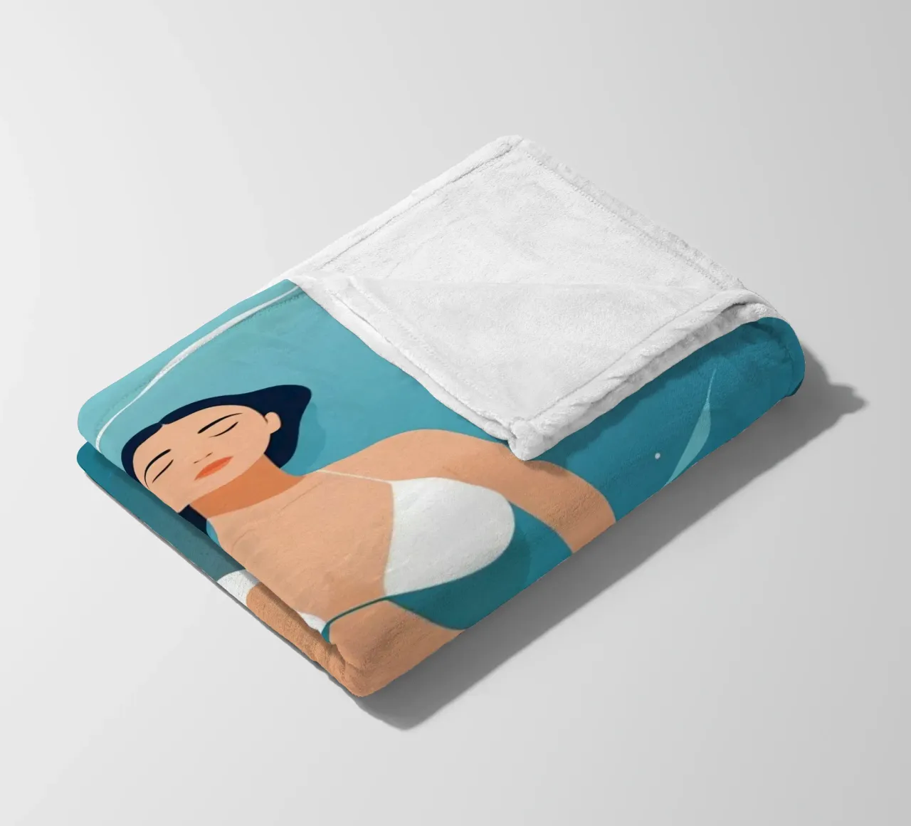 Schwereloser Geist Fleecedecke von Maison Solis