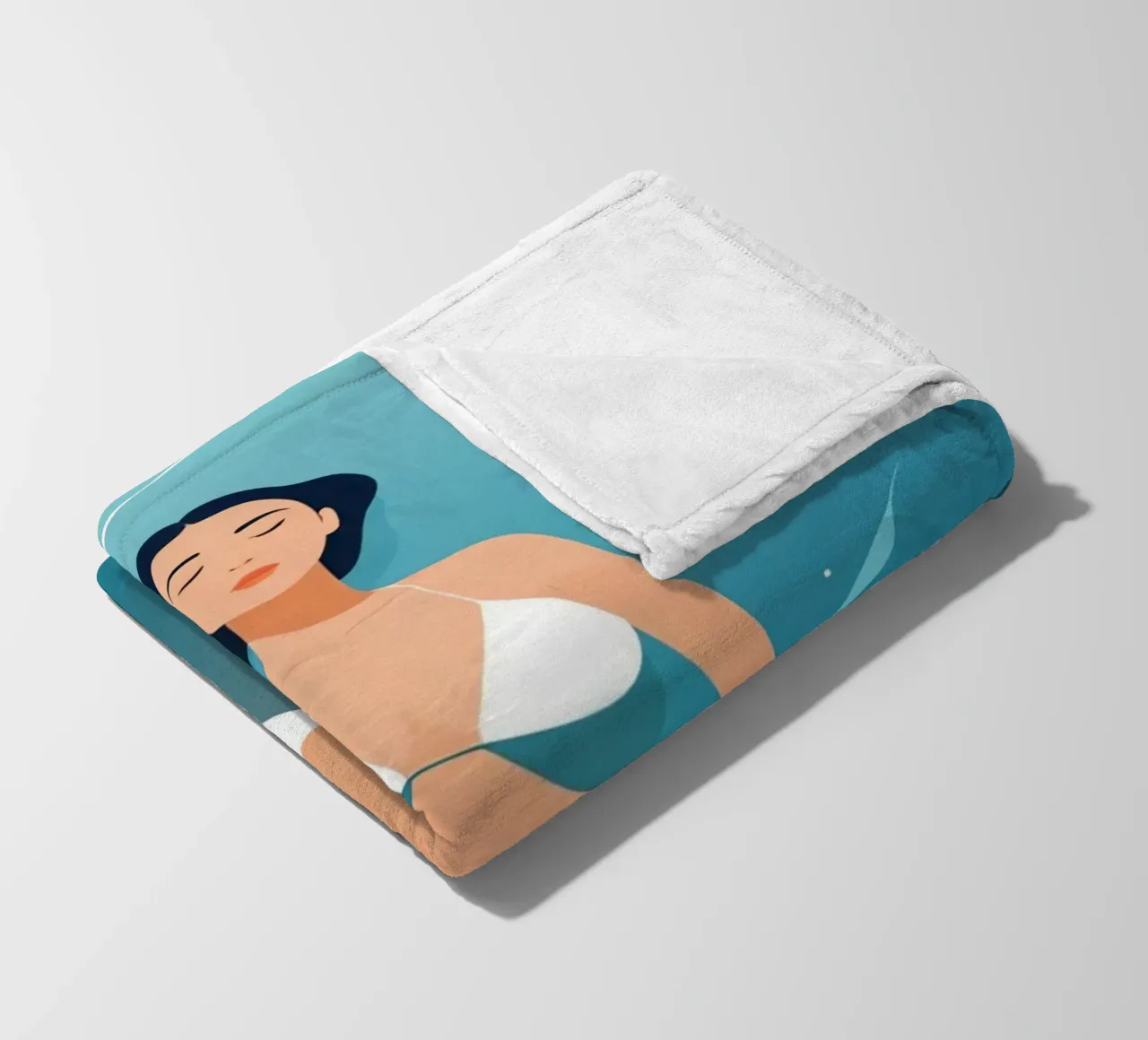 Schwereloser Geist Fleecedecke von Maison Solis