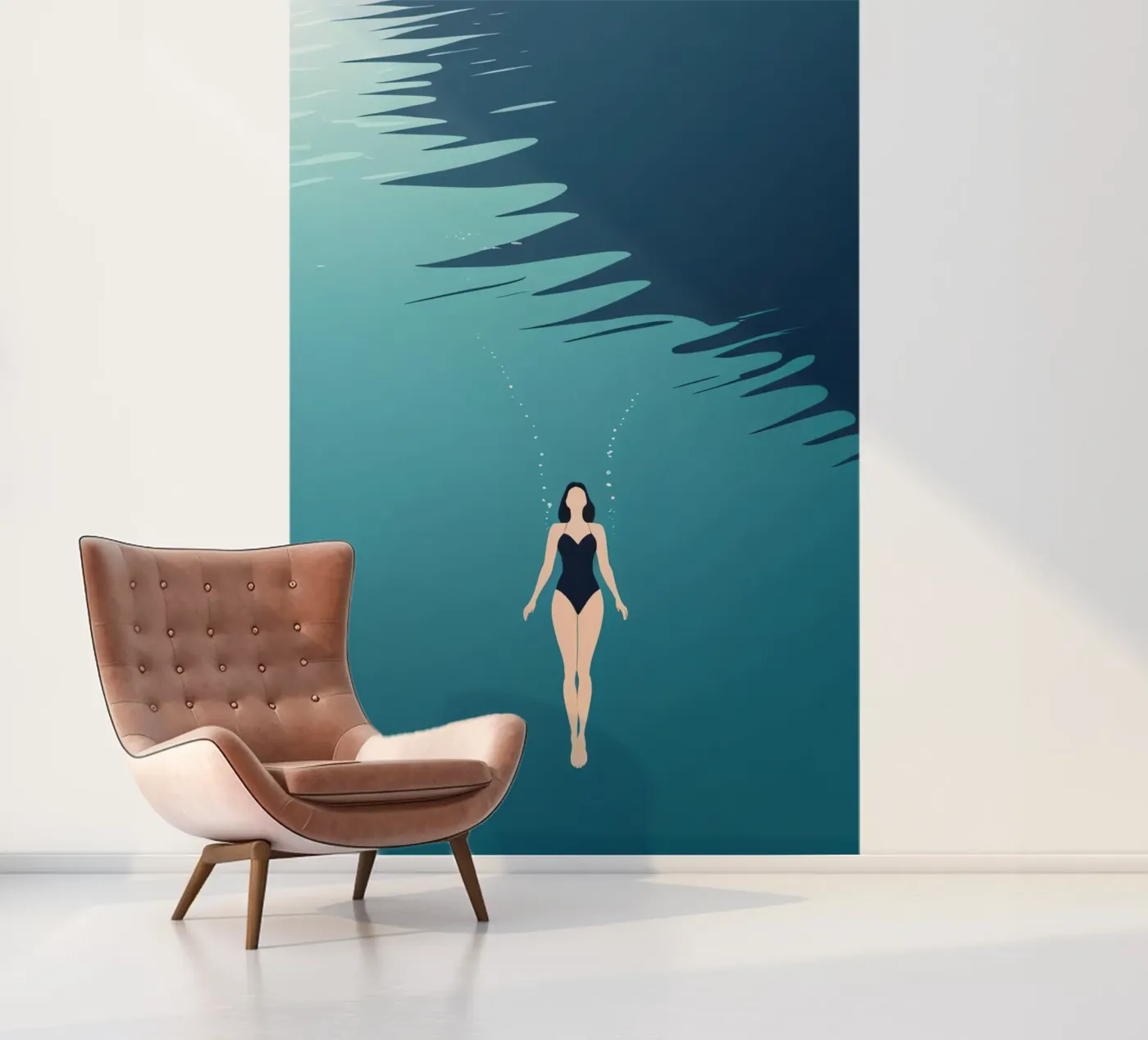 Diepe sereniteit fotobehang van Maison Solis