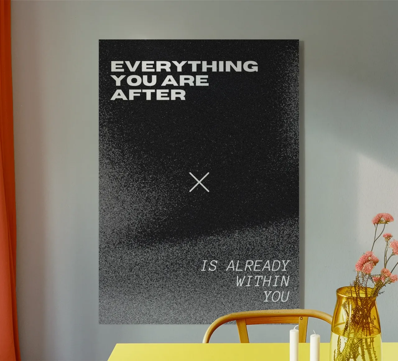 EVERYTHING YOU ARE AFTER plexiglass da ARTEVO