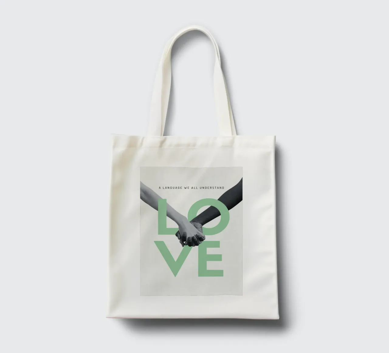 A LANGUAGE WE ALL UNDERSTAND borsa in juta da ARTEVO