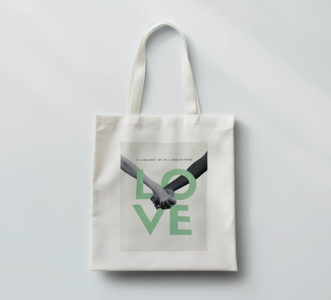 A LANGUAGE WE ALL UNDERSTAND borsa in juta da ARTEVO