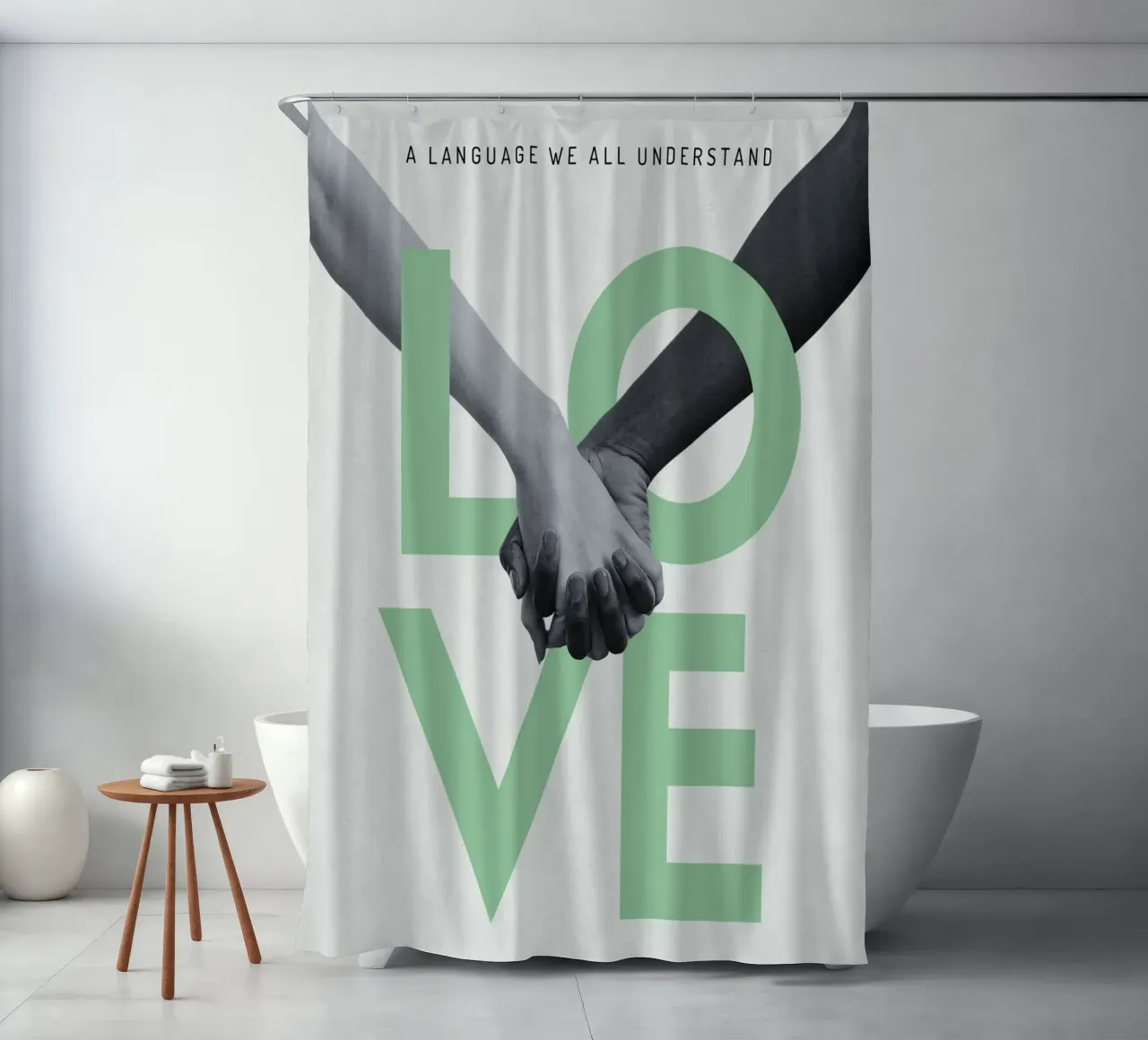 A LANGUAGE WE ALL UNDERSTAND tenda da doccia da ARTEVO
