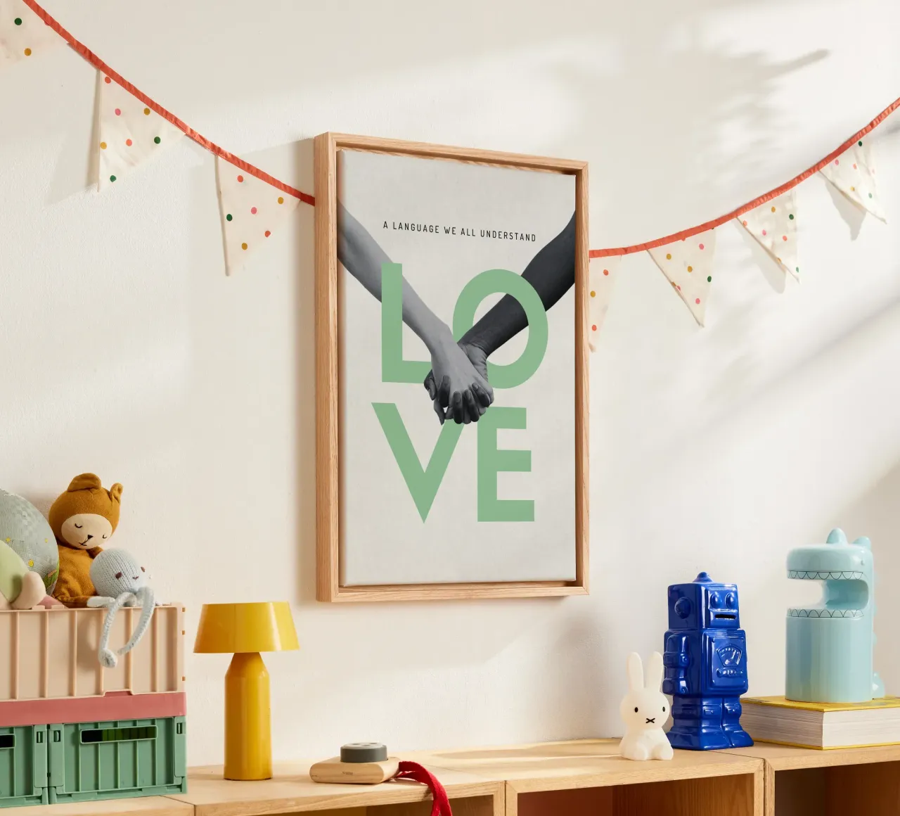 A LANGUAGE WE ALL UNDERSTAND tela da ARTEVO