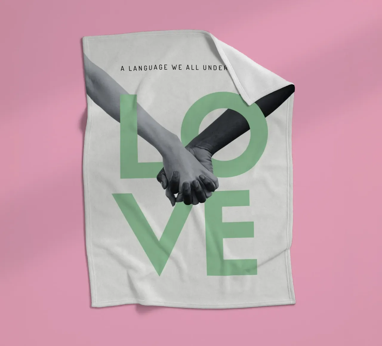 A LANGUAGE WE ALL UNDERSTAND coperta in pile da ARTEVO