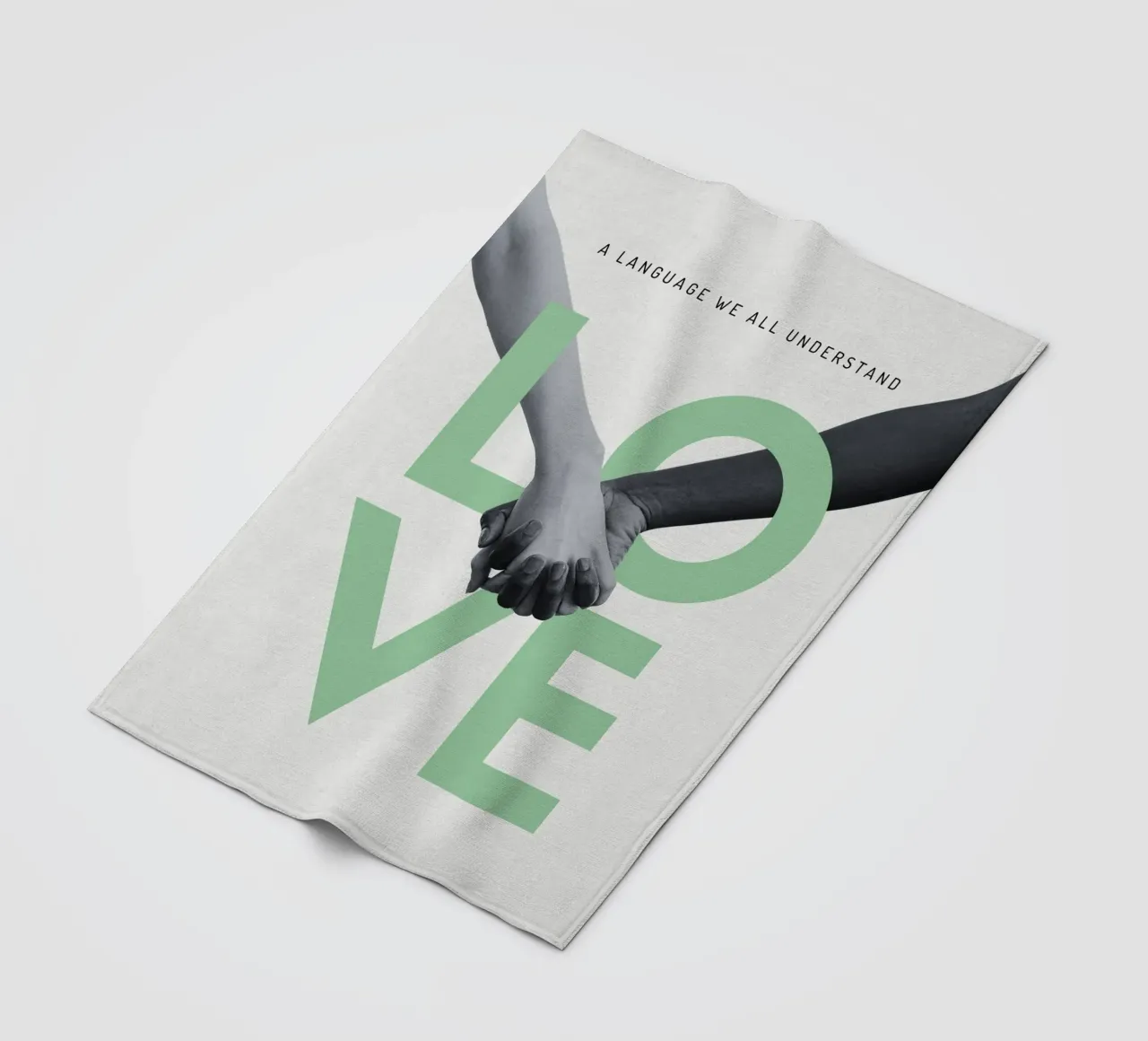 A LANGUAGE WE ALL UNDERSTAND coperta in pile da ARTEVO