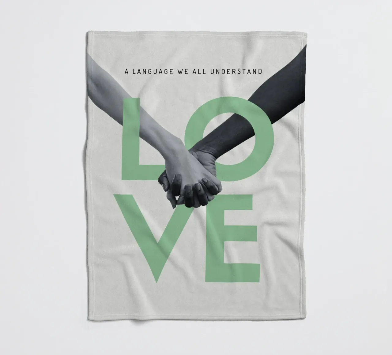 A LANGUAGE WE ALL UNDERSTAND coperta in pile da ARTEVO