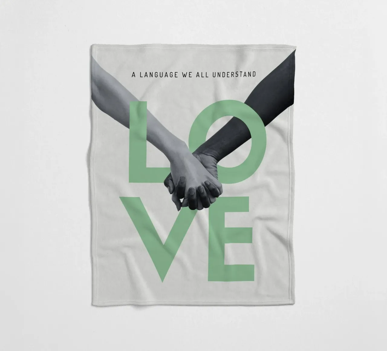 A LANGUAGE WE ALL UNDERSTAND coperta in pile da ARTEVO