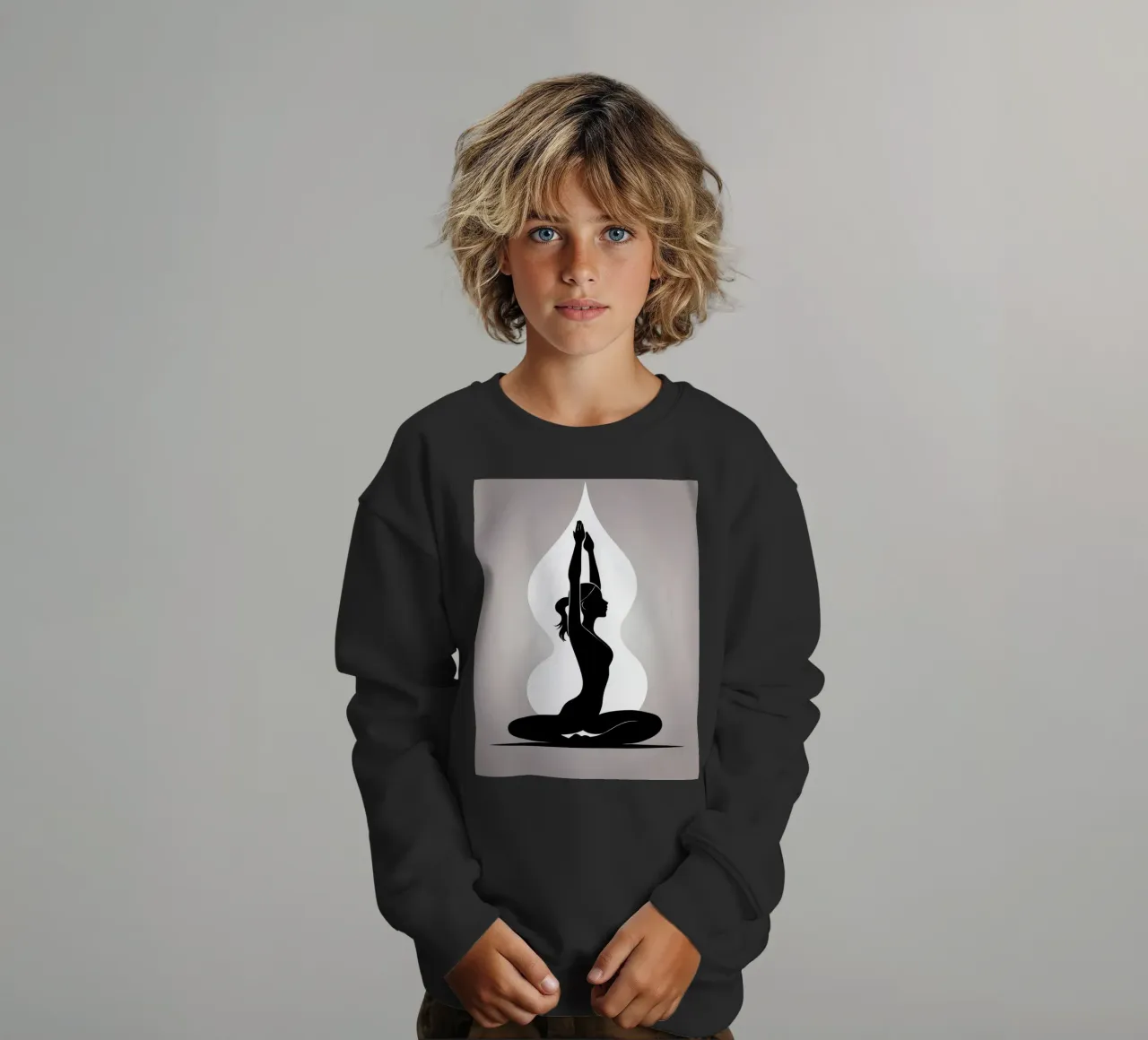 Luce interiore felpa bambino da Maison Solis