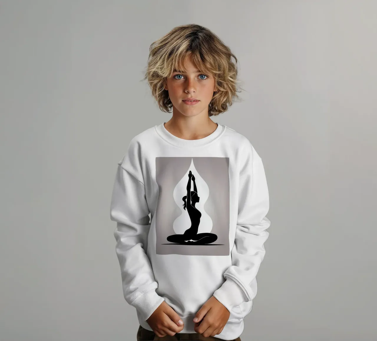 Luce interiore felpa bambino da Maison Solis