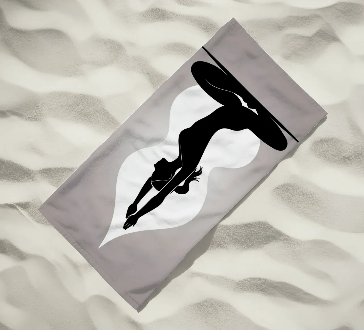 Luce interiore telo mare da Maison Solis