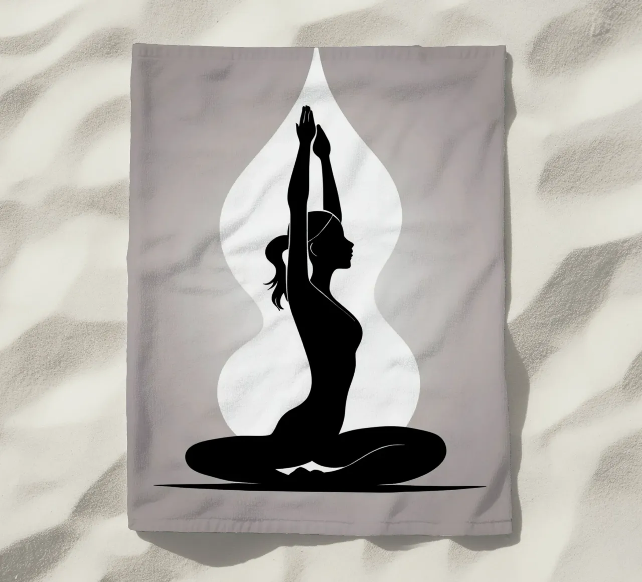 Luce interiore telo mare da Maison Solis