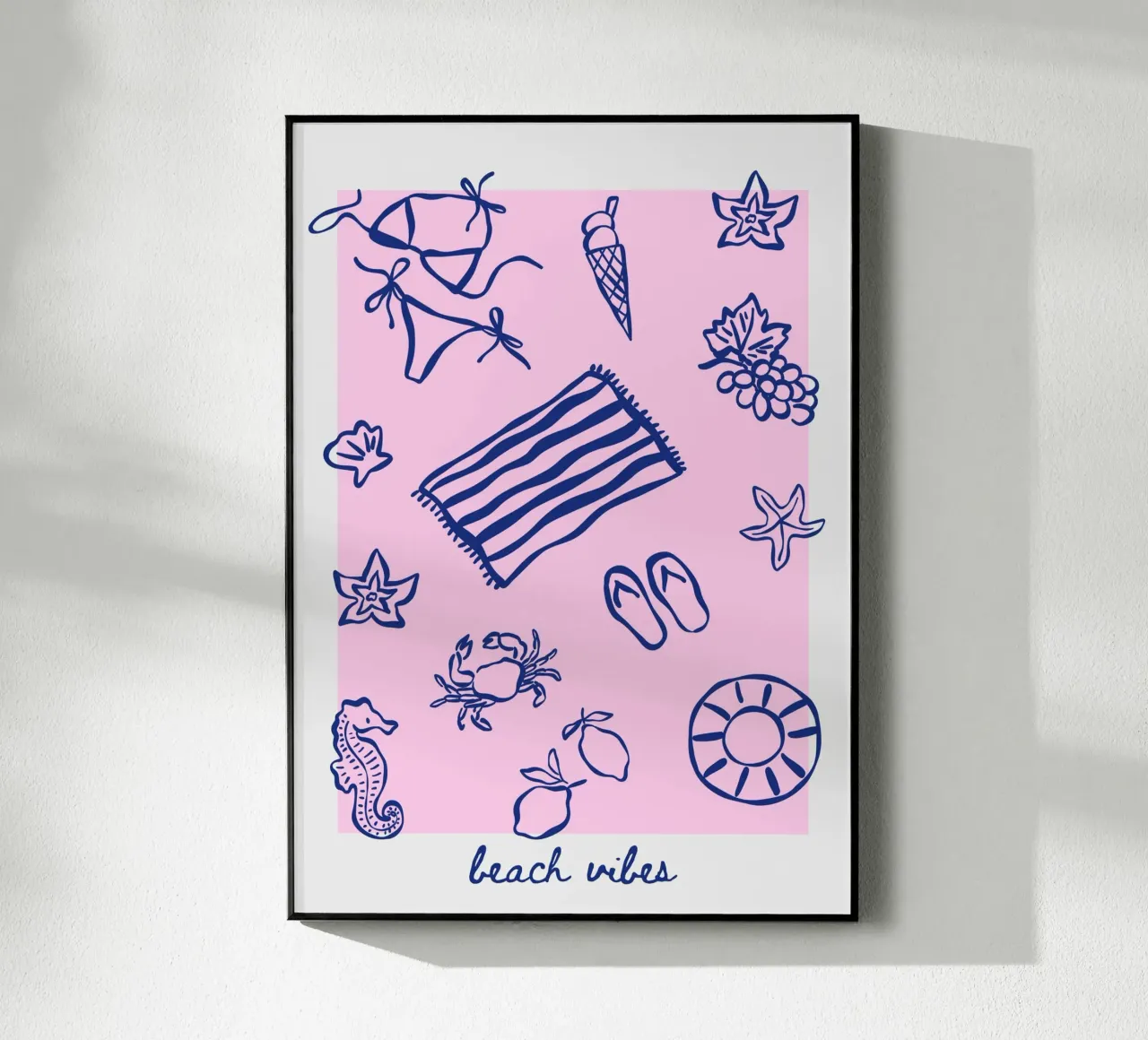 BEACH VIBES plexiglass da ARTEVO