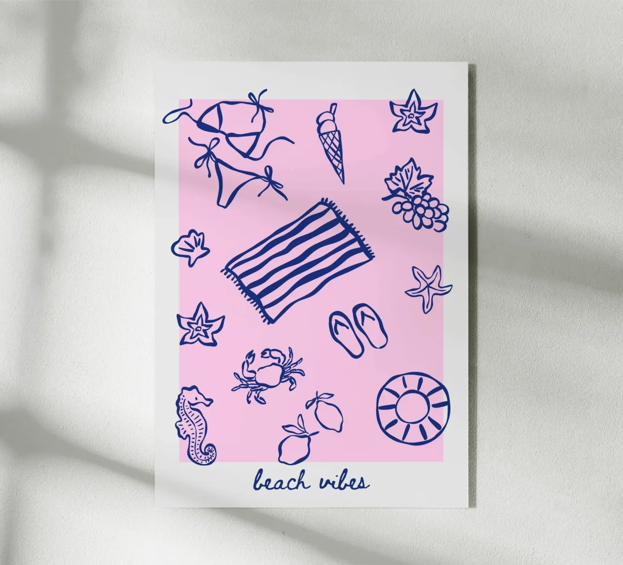 BEACH VIBES plexiglass da ARTEVO