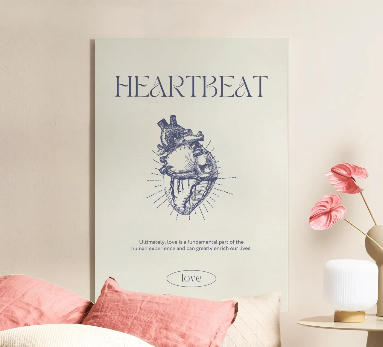 HEARTBEAT acrylic glass by ARTEVO