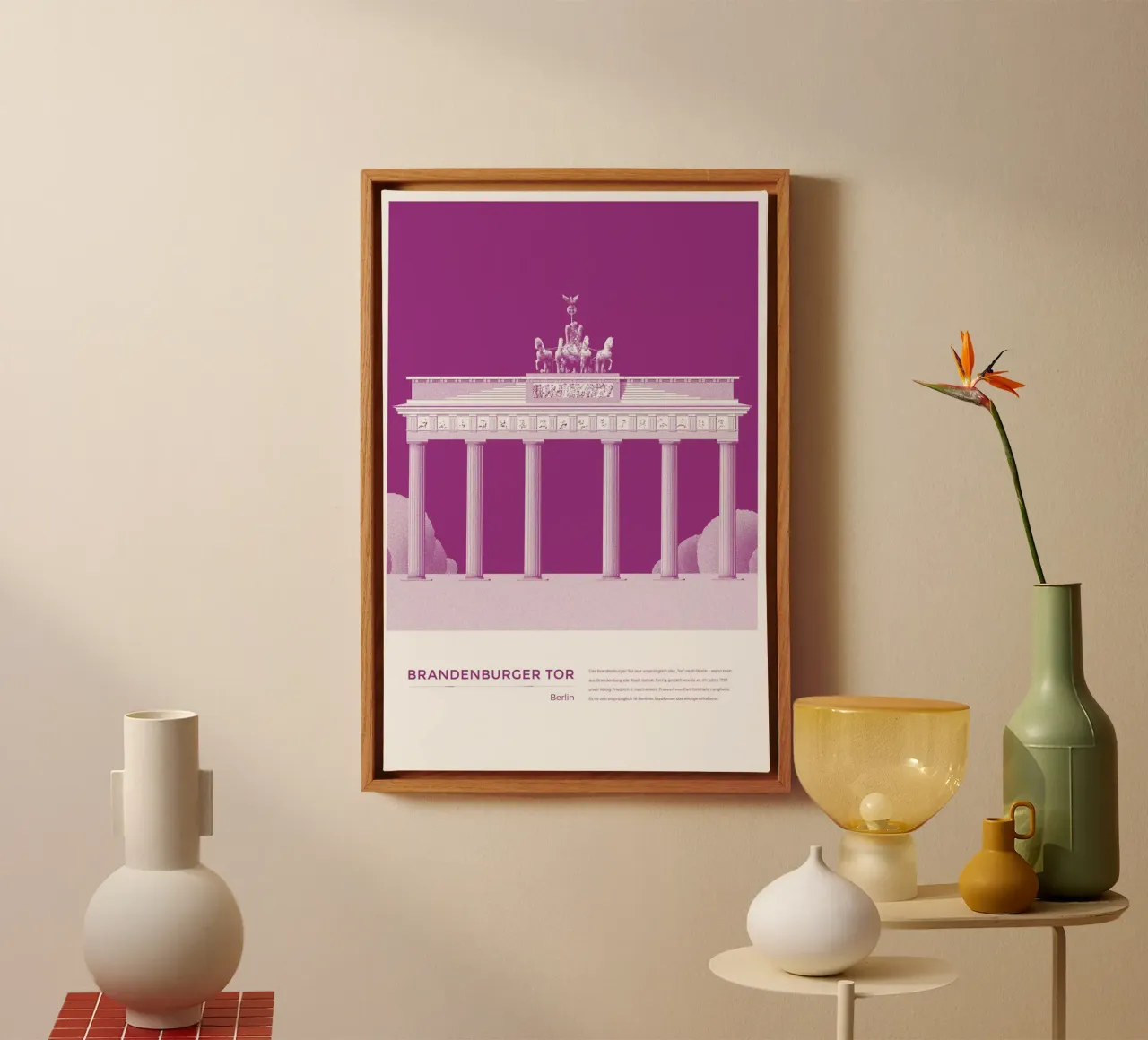 Michael Kunter - Berlin Brandenburger Tor tela con Cornice a cassetta da The Artcircle
