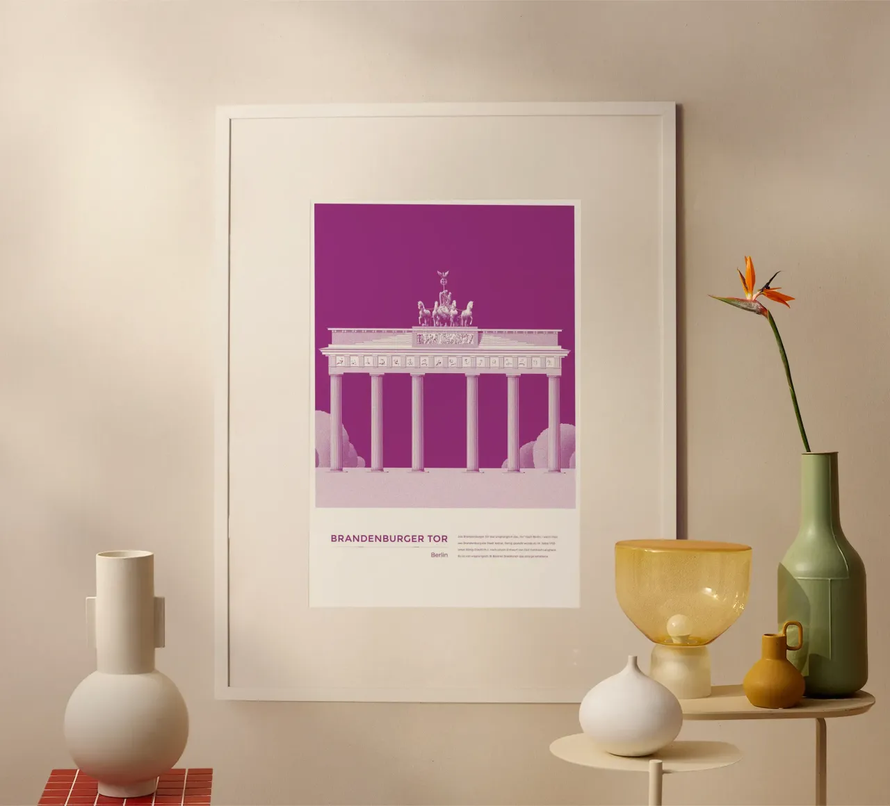Michael Kunter - Berlin Brandenburger Tor carta hahnemühle da The Artcircle