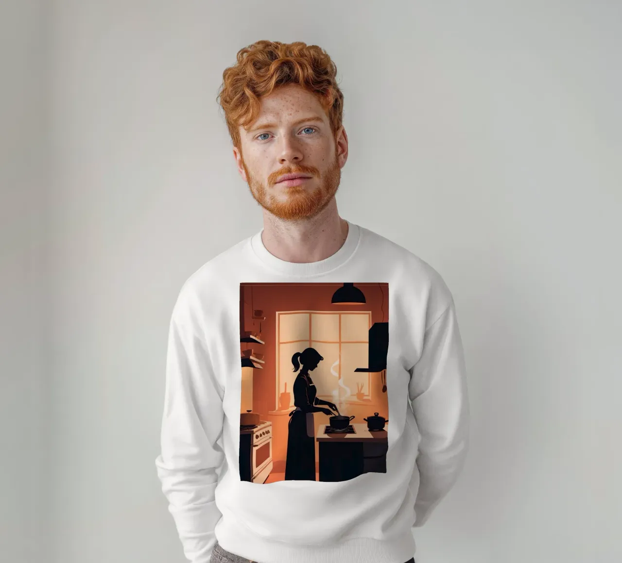 Calde serate in cucina felpa da Maison Solis