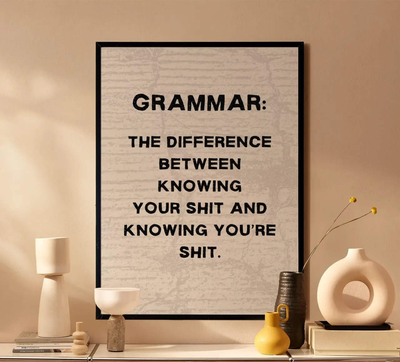GRAMMAR poster da ARTEVO