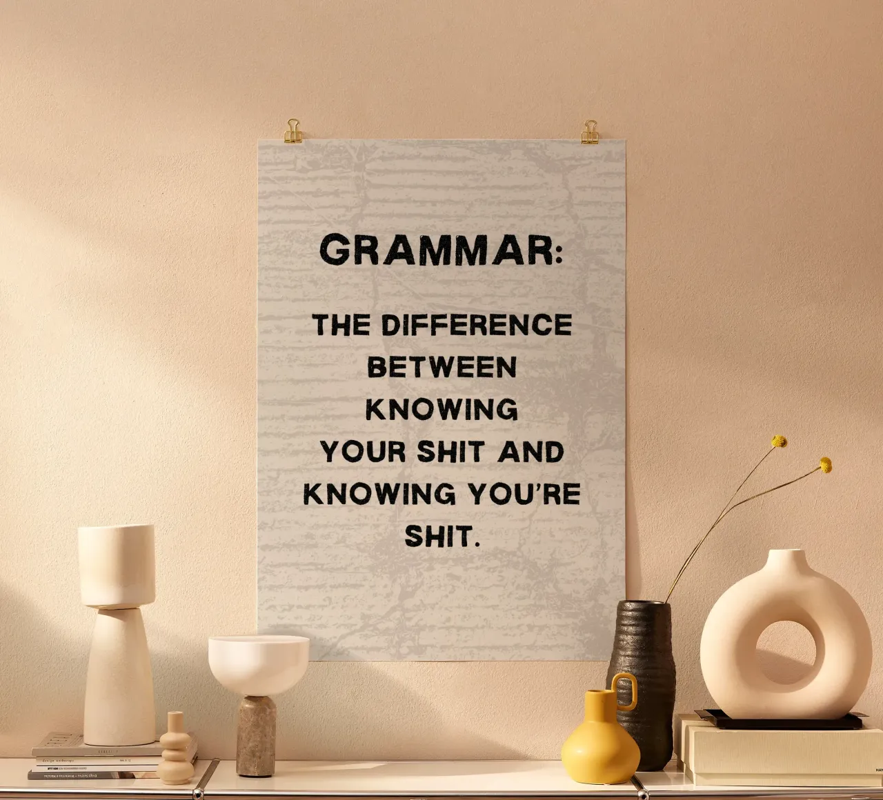 GRAMMAR poster da ARTEVO
