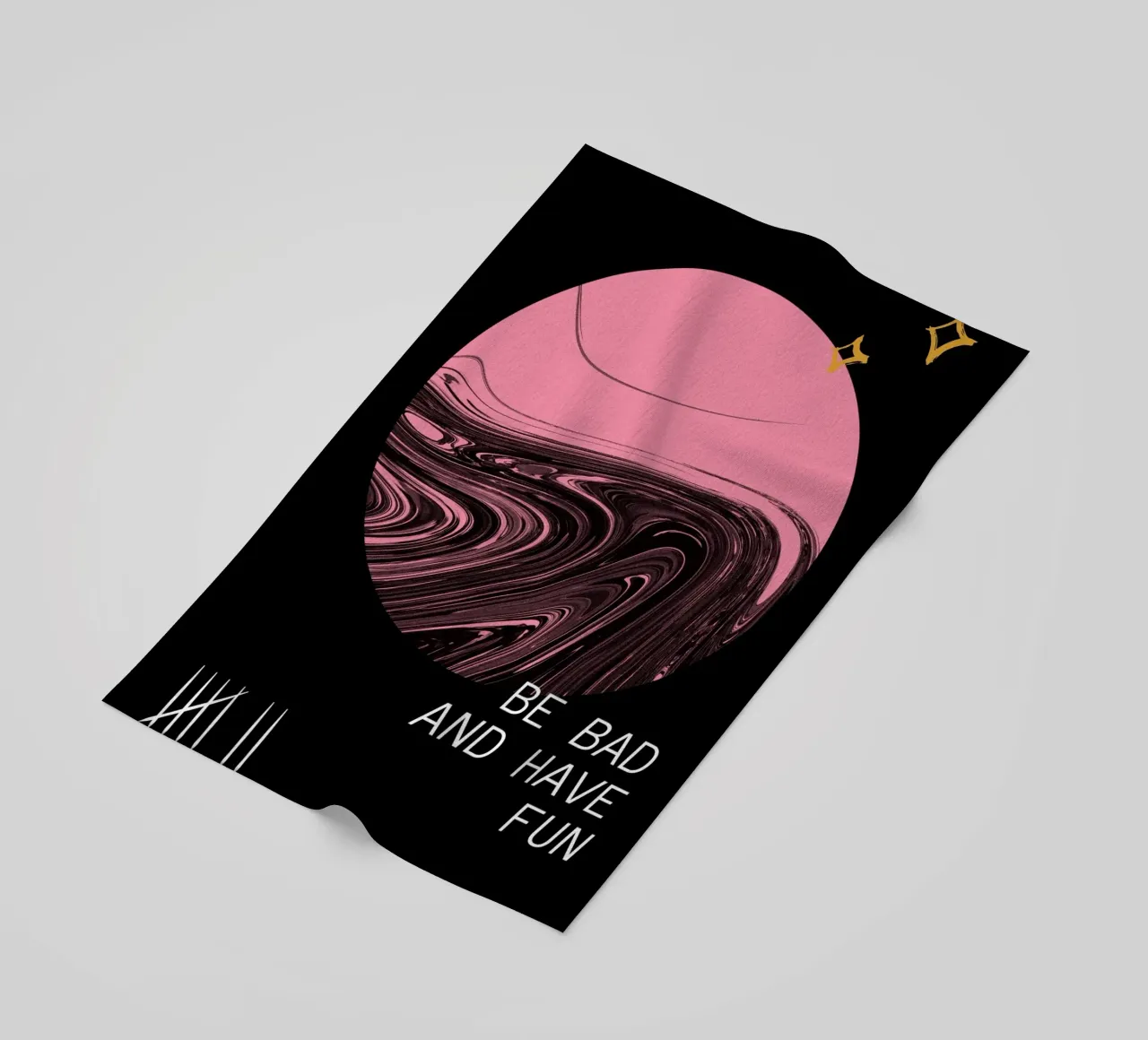 BE BAD AND HAVE FUN telo mare da ARTEVO