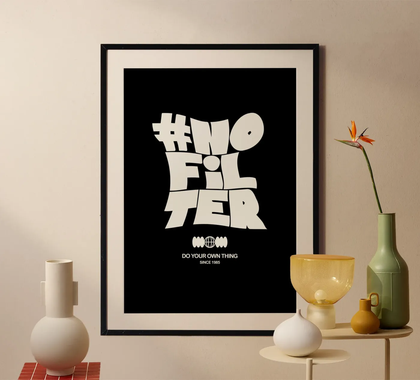 NO FILTER poster van BAWA