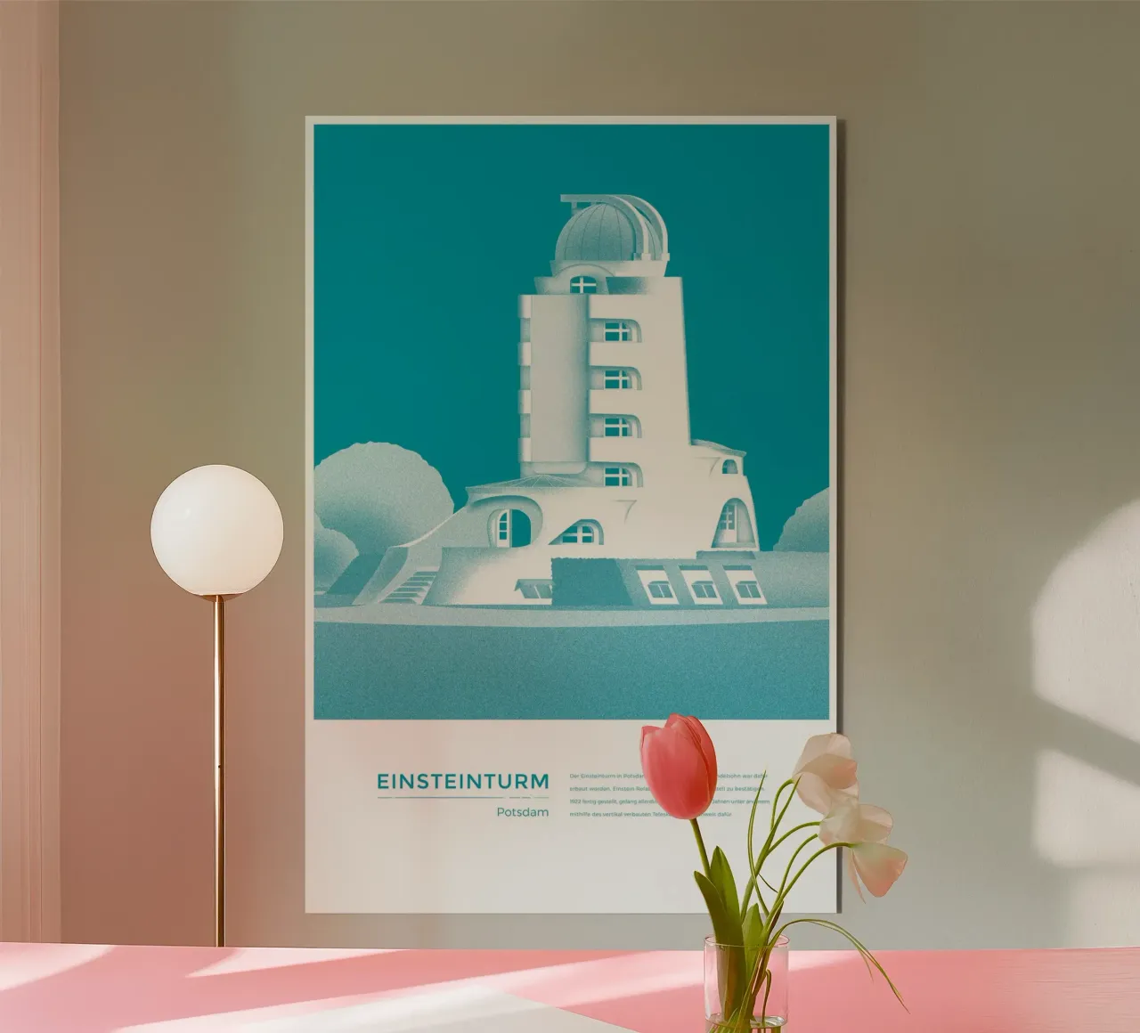 Michael Kunter - Einsteinturm Potsdam alluminio dibond da The Artcircle