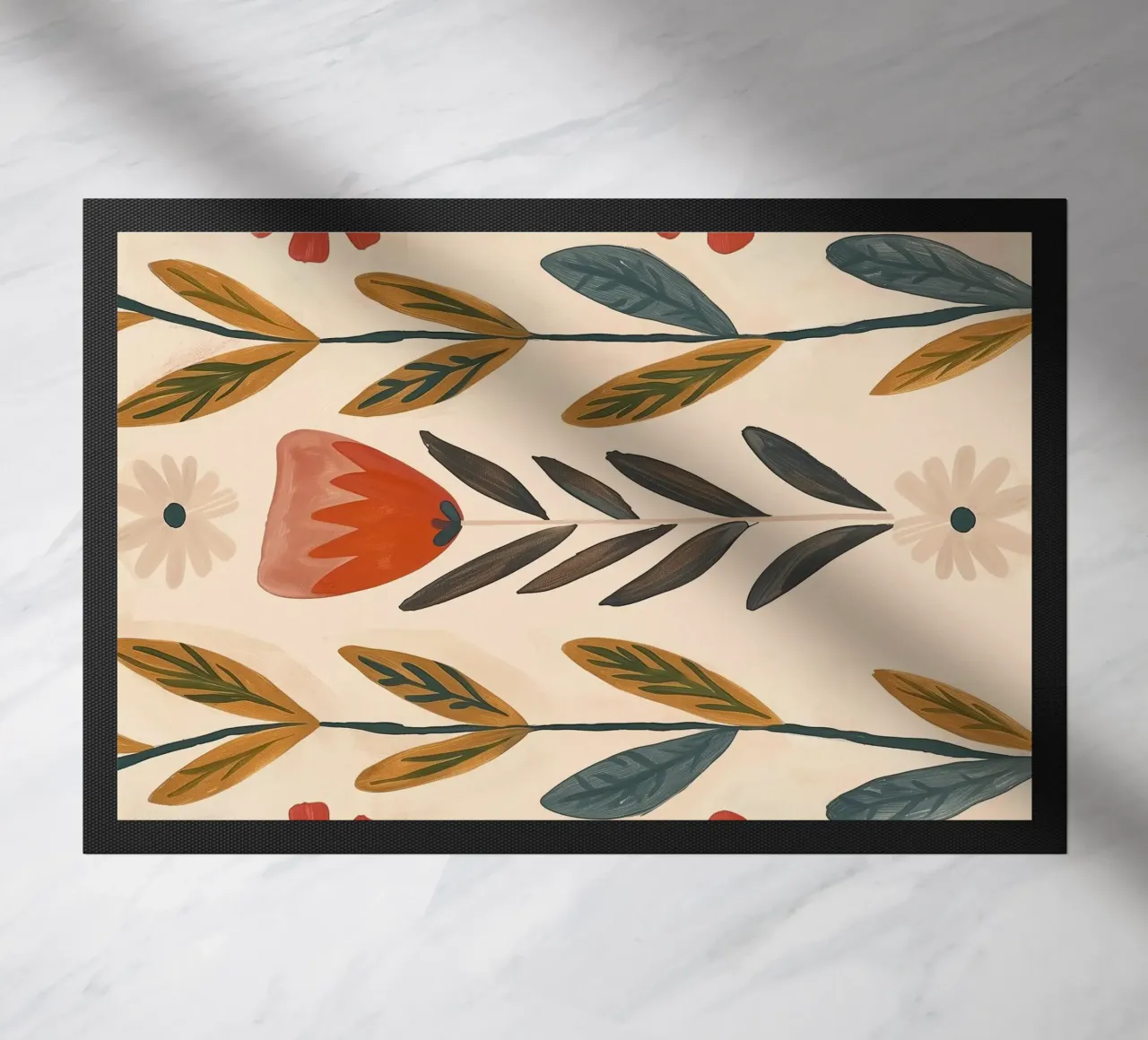 Volkstuin deurmat van Sienna Atelier