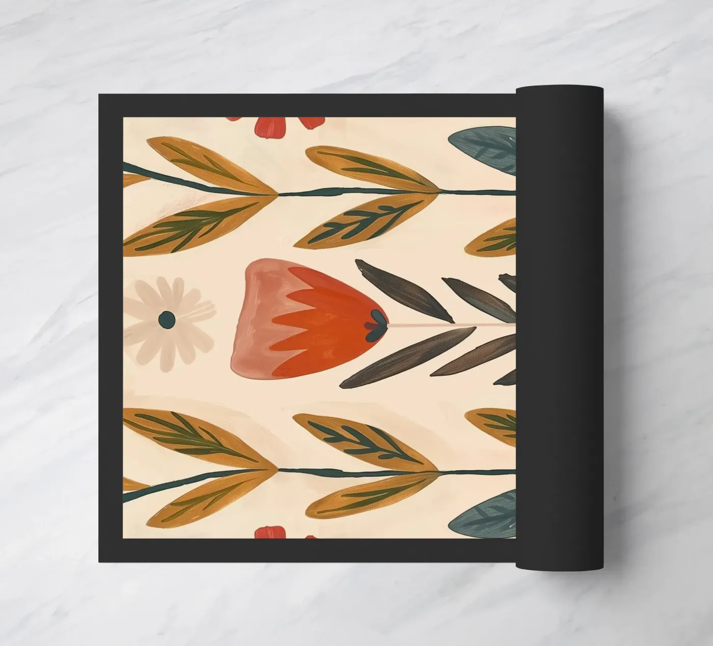 Folk Garden deurmat van Sienna Atelier