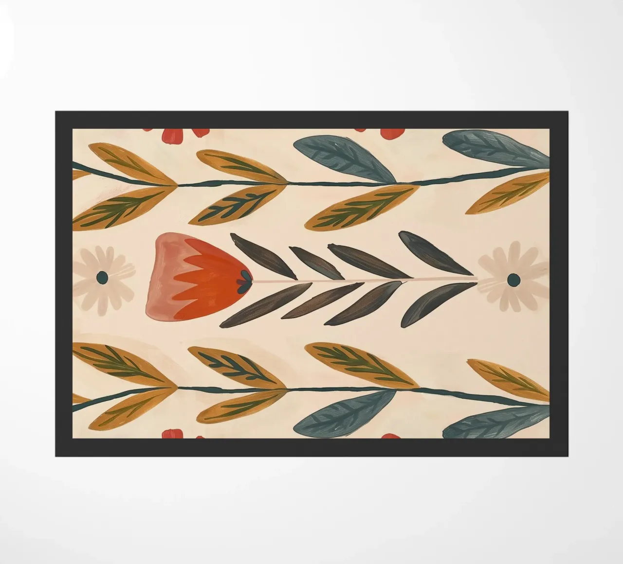 Volkstuin deurmat van Sienna Atelier