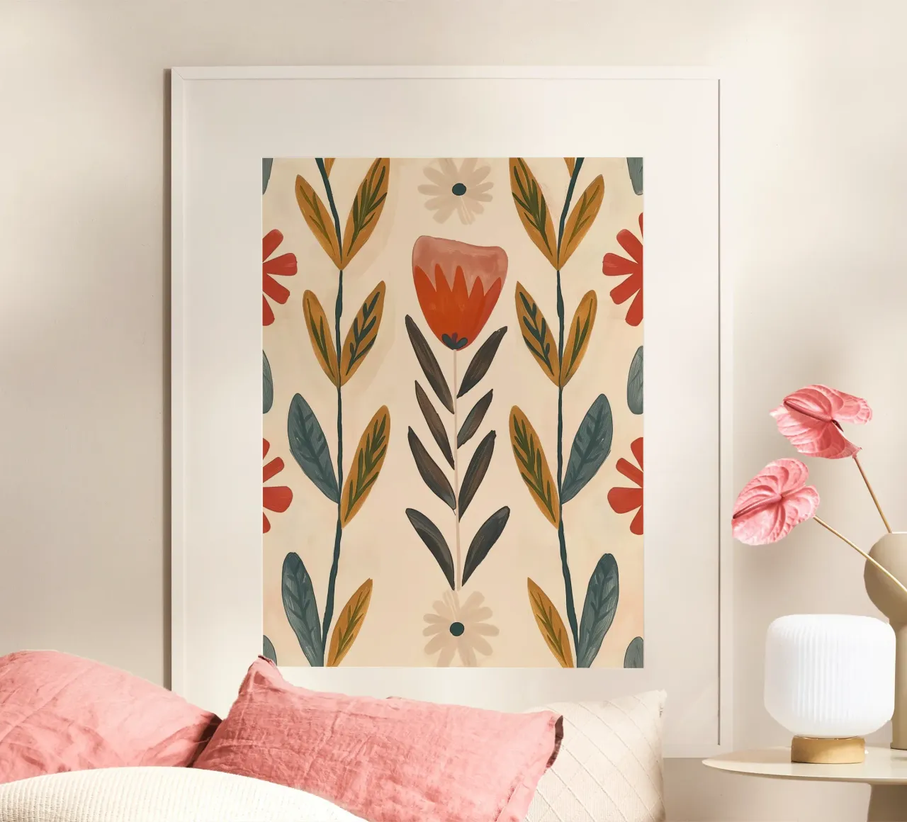 Folk Garden poster by Sienna Atelier